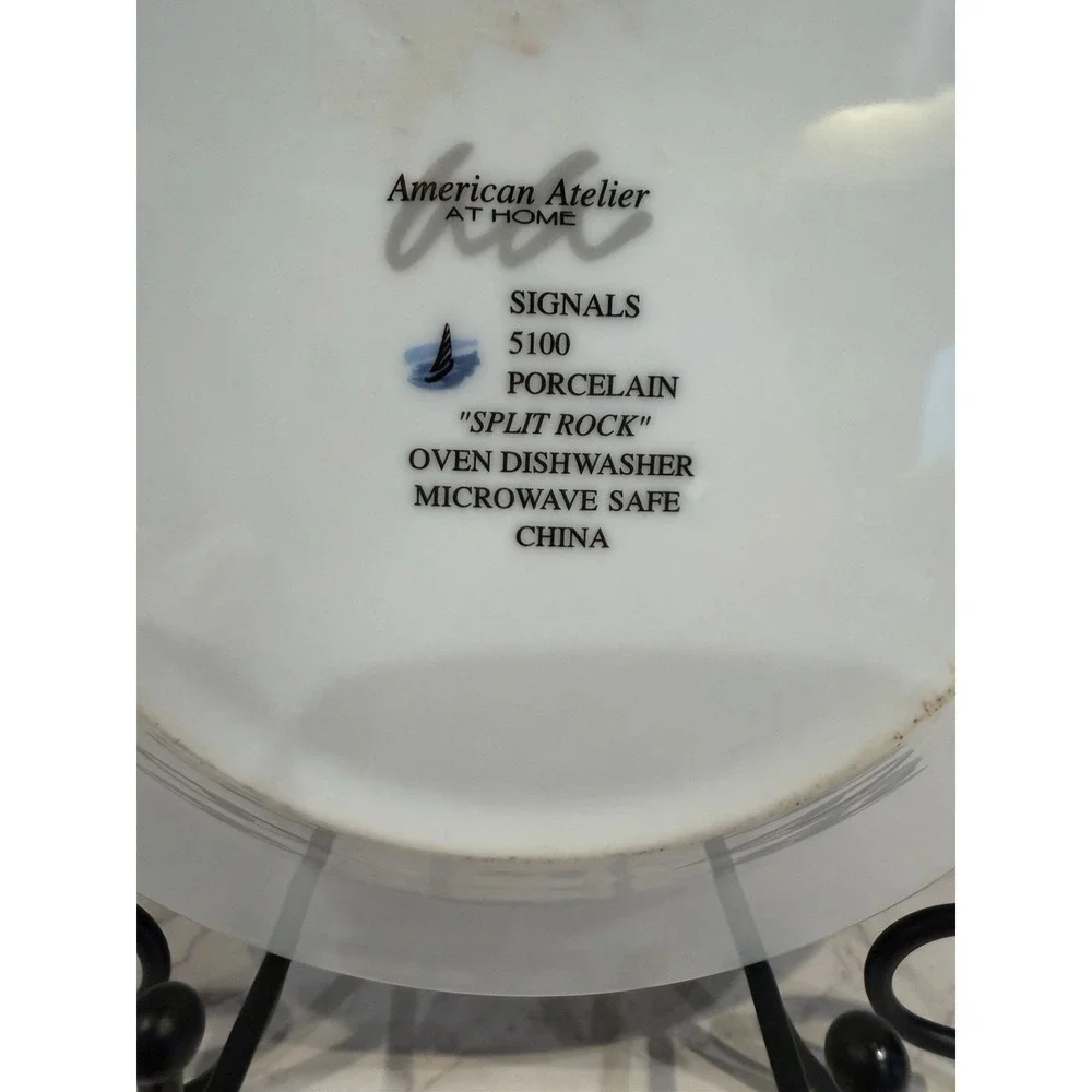 American Atelier Signals 5100 Porcelain Salad/Dessert Plates 8